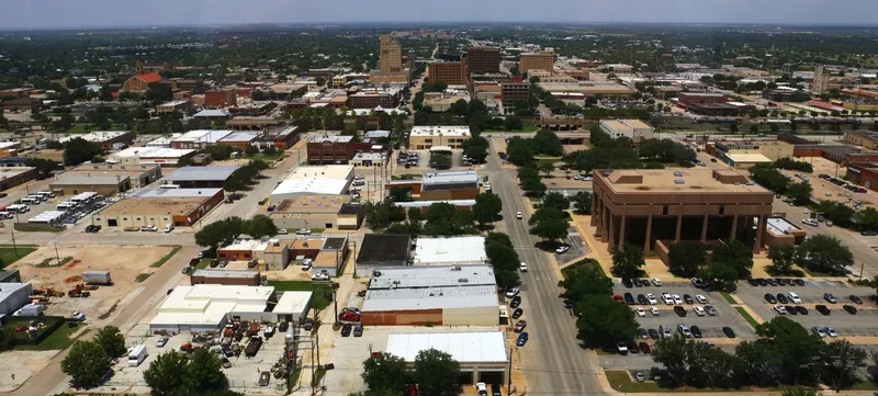 A shot of downtown Abilene.