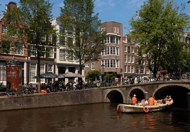 Amsterdam, canal Herengracht near Herenstraat