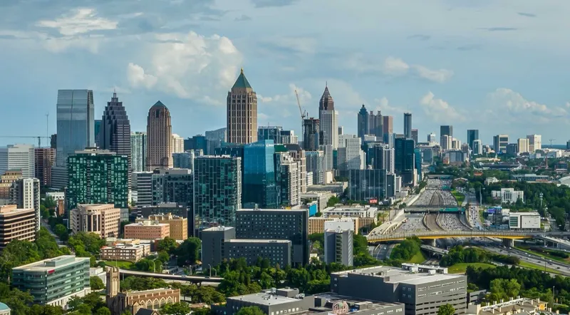 Midtown and Downtown Atlanta
