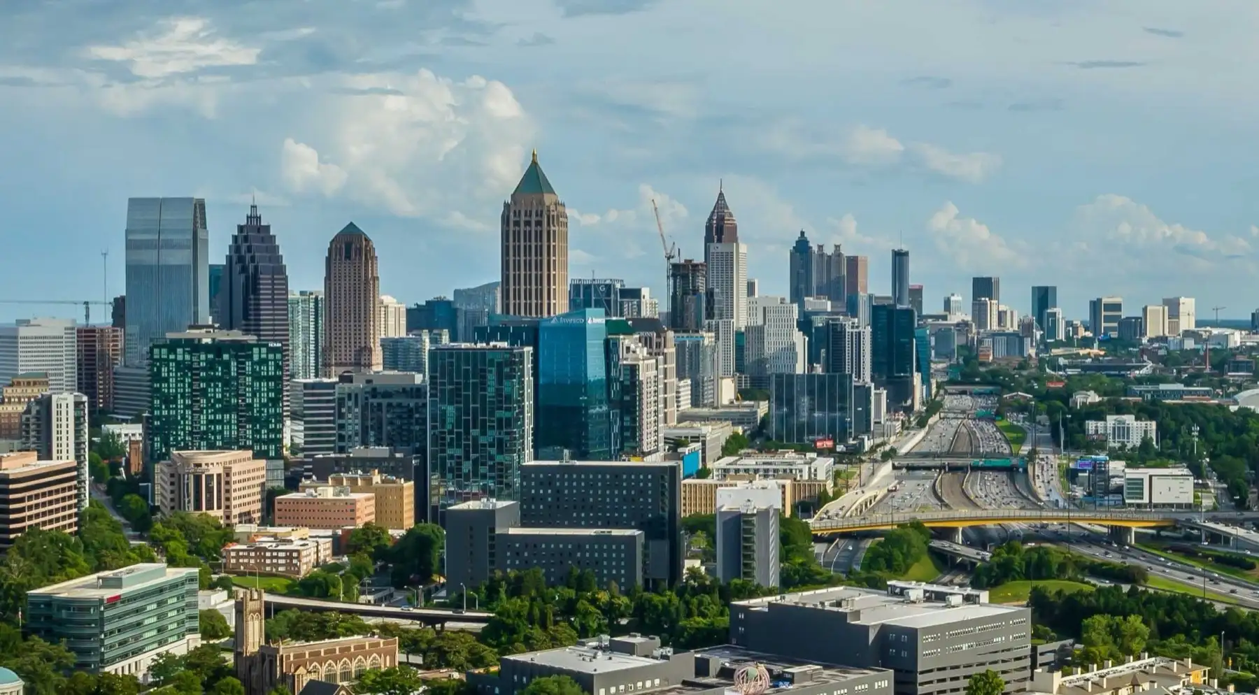 Midtown and Downtown Atlanta