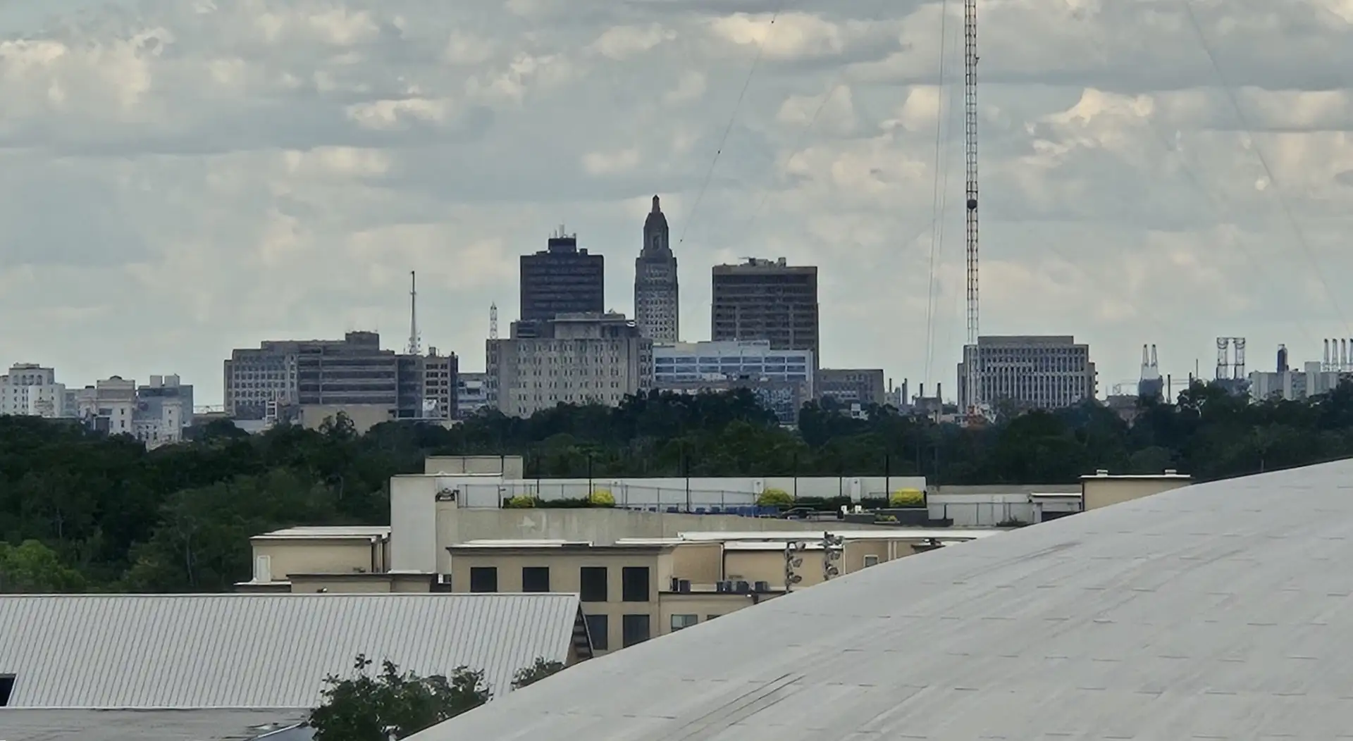 Downtown Baton Rouge, Louisiana from Tiger Stadium (LSU)