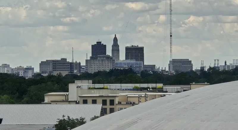 Downtown Baton Rouge, Louisiana from Tiger Stadium (LSU)
