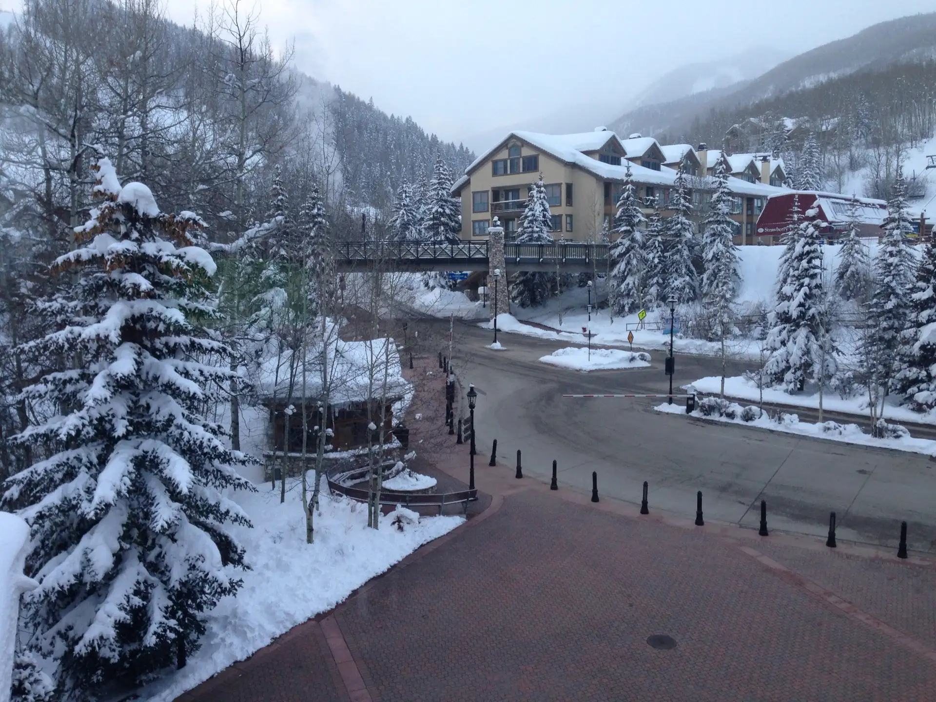Snow Mountains on Beaver Creek, Colorado.