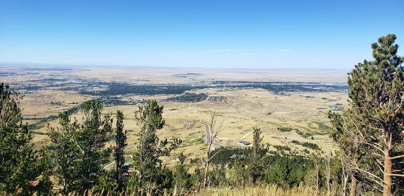 The city of Casper, Wyoming, as seen from a turnout on Casper Mountain road, looking north.