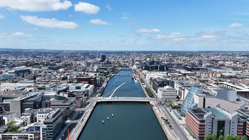 Dublin aerial photograph