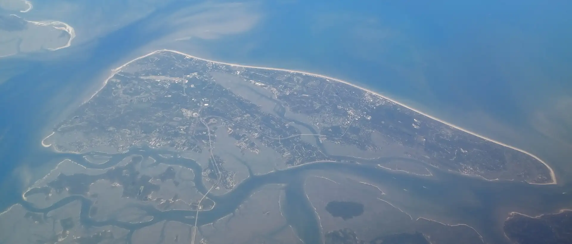 Aerial view of Hilton Head Island, South Carolina, United States.