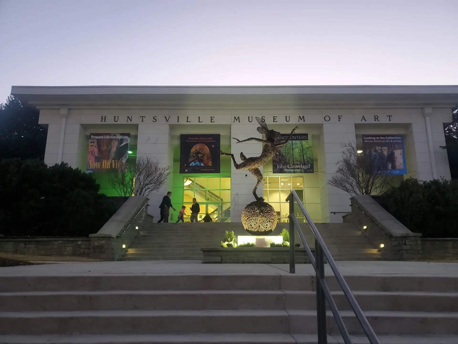 I took this picture when I walked by the Museum