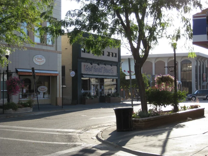 Downtown Idaho Falls, Idaho, United States.