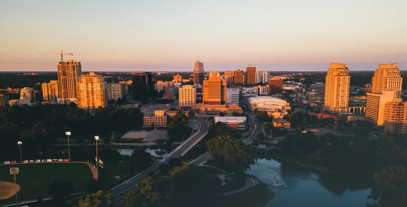 The London Ontario skyline as of July 25th, 2017.