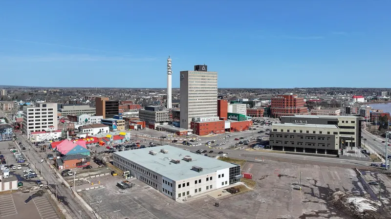 View of the Moncton, New Brunswick skyline