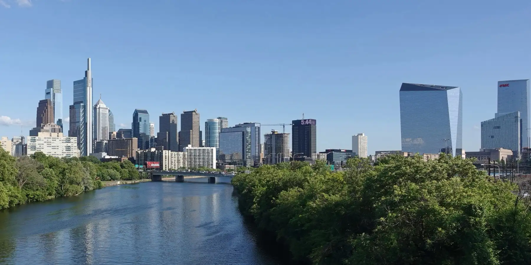 Philadelphia Skyline from Schuylkill River