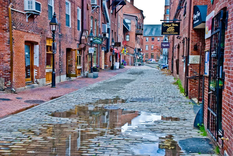 Old Port in Portland, Maine courtesy of PhilipC's photostream