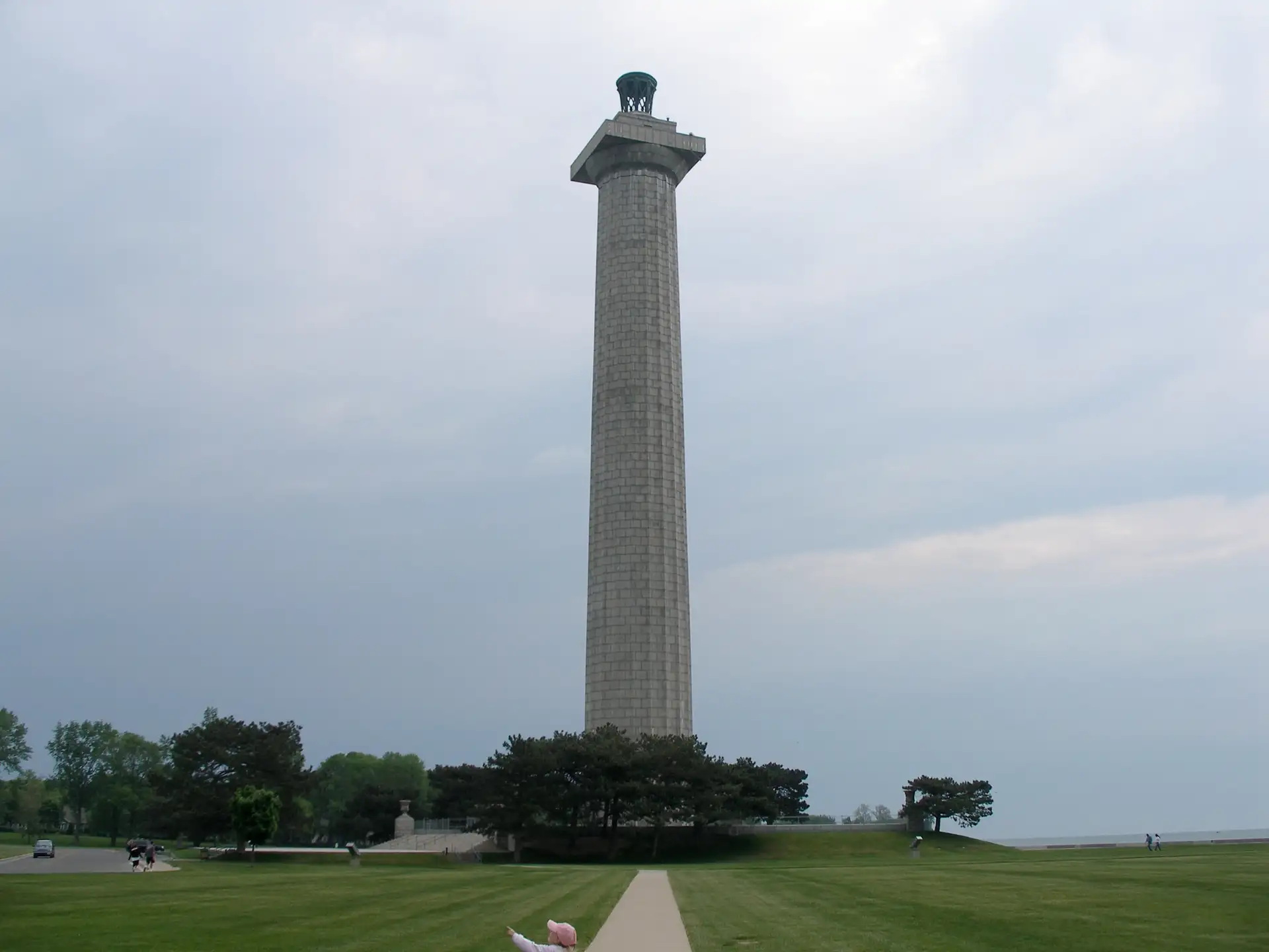 The 352-foot Perry's Victory and International Peace Memorial in Put-in-Bay Village on South Bass Island, Ottawa County, Ohio