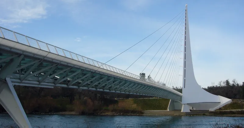 Sundial Bridge at Turtle Bay, Redding, California, USA