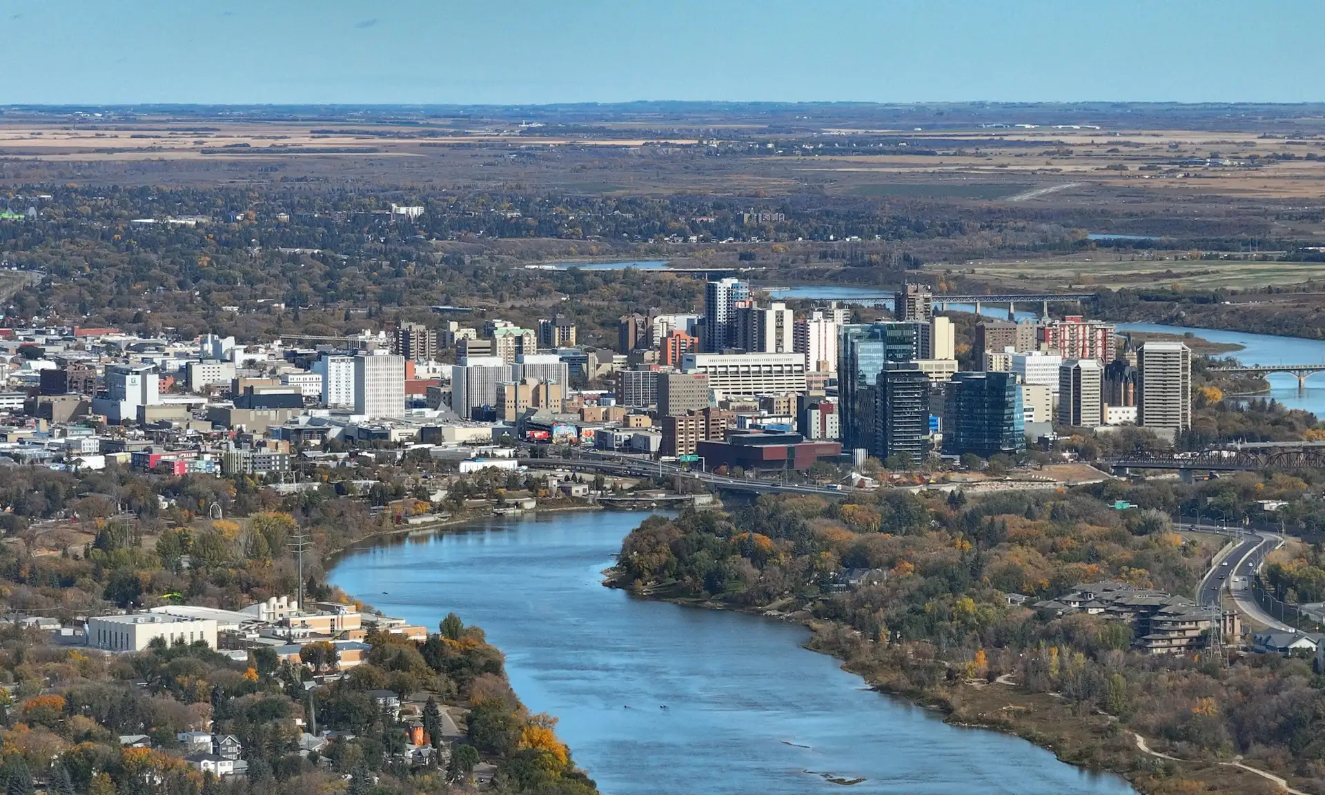 Skyline of Saskatoon, Saskatchewan