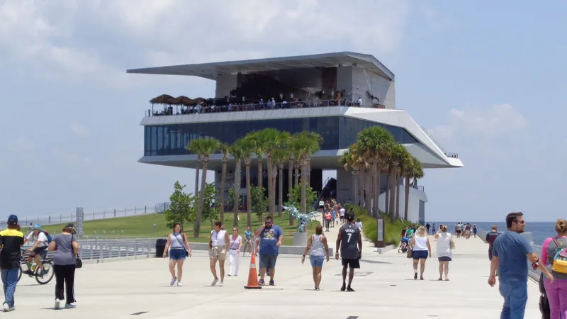 The St. Pete Pier in St. Petersburg, Florida, in July 2021.