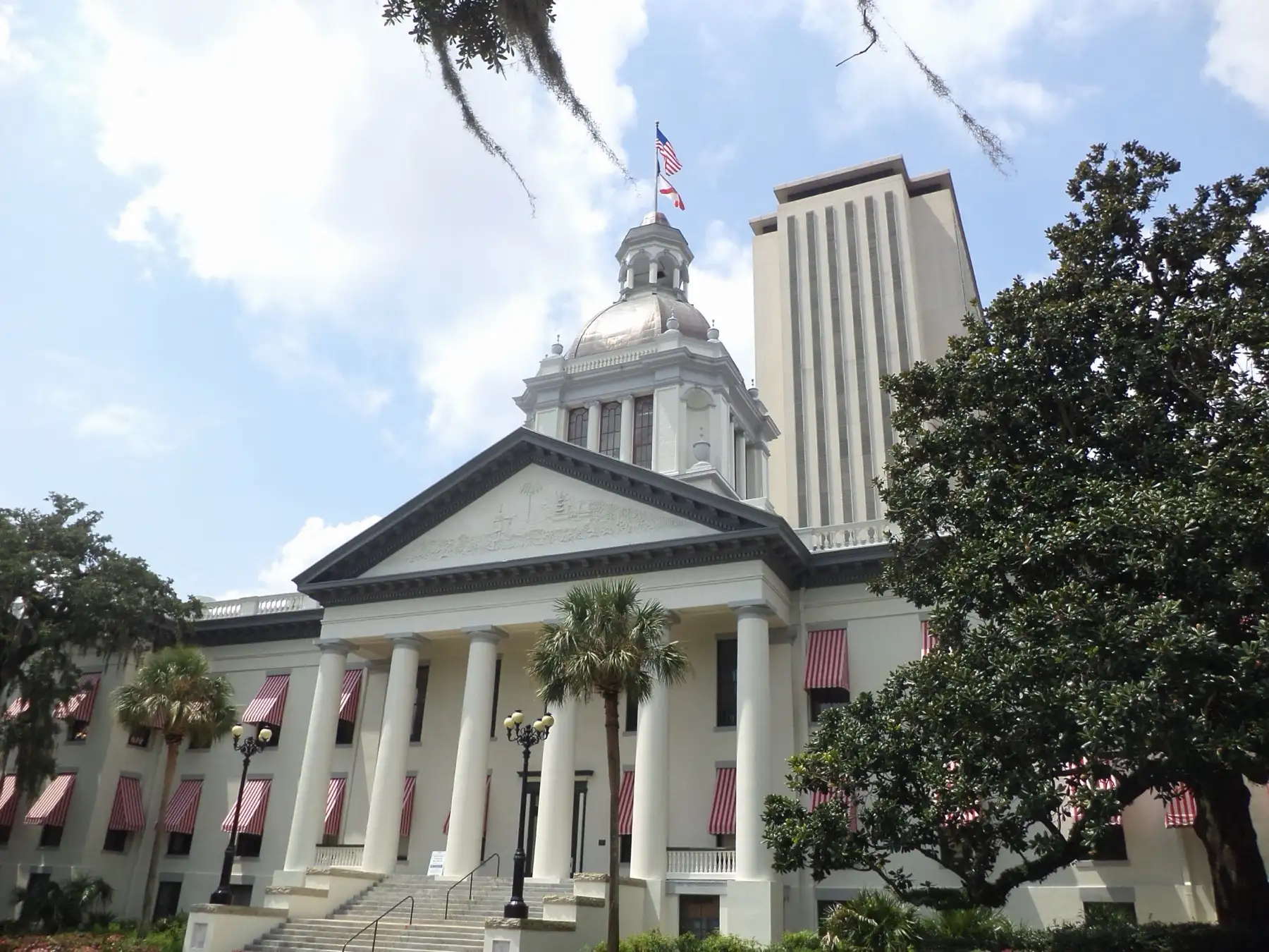 Florida’s Historic Capitol and Florida State Capitol, Tallahassee, Leon County, Florida