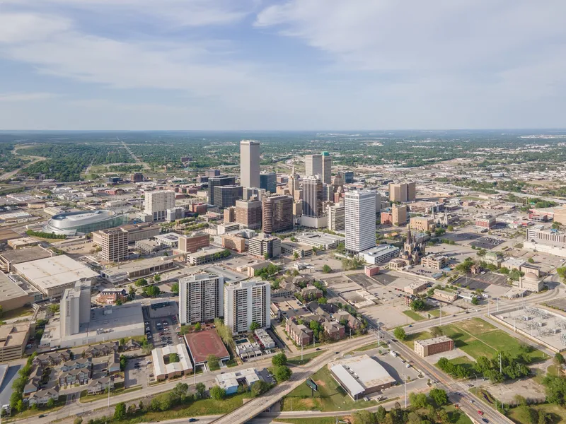 Skyline in Tulsa/Oklahoma