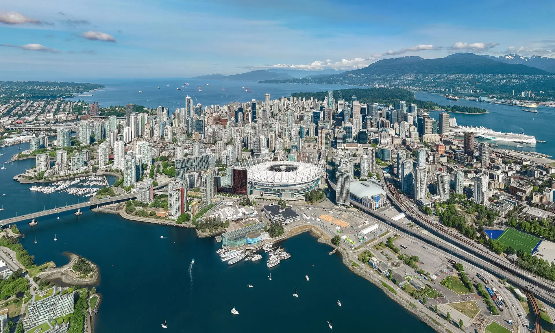 Skyline of Vancouver, Canada
